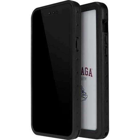 Gonzaga University Collegiate Text iPhone 15 Plus Waterproof Case